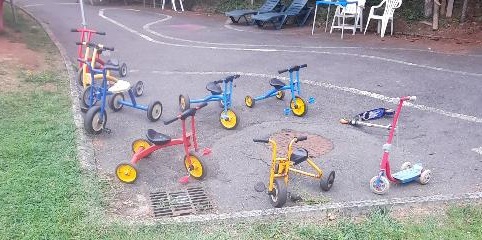 Une multitude de tricycles